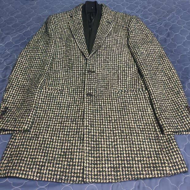 지이크 파렌하이트 하운드투스 클래식 울 코트 (105)