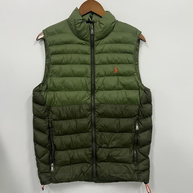 나이키 조끼 패딩 녹색 