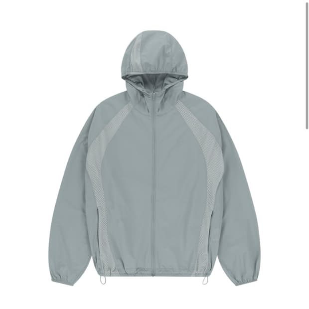 25SS 산산기어 4사이즈 매쉬자켓 스카이블루