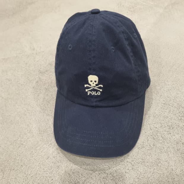 폴로 랄프로렌 해골 스컬 볼캡 구하기힘든 로얄컬러 네이비