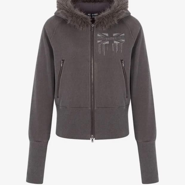 플리즈노팔로우 베키 퍼 후드집업