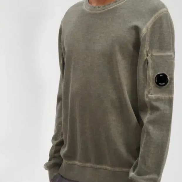 CP Company 씨피컴퍼니 가먼트다잉 맨투맨100