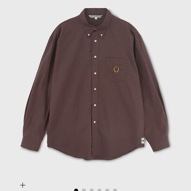 [헤리티지플로스] 체크셔츠 crest check shirt  L