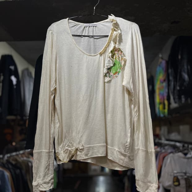 TSUMORI CHISATO 츠모리 치사토 프릴 플라워 롱슬리브
