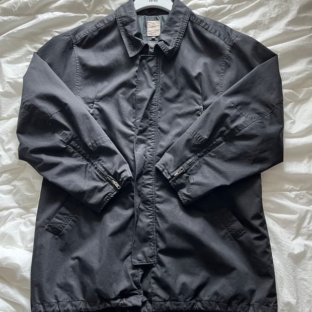 폴리테루 hvc 카코트 워시드 블랙