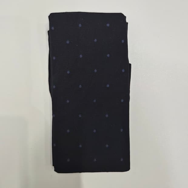 블랙 네이비 미니도트 패턴 팬티스타킹