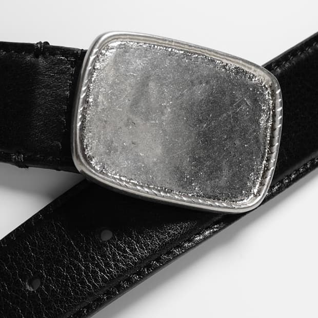 vujade grisaille silver bucklebelt 부자데벨트