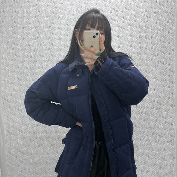 푸마 레트로 90's  트리플스타 이탈리아 패딩 S C08999