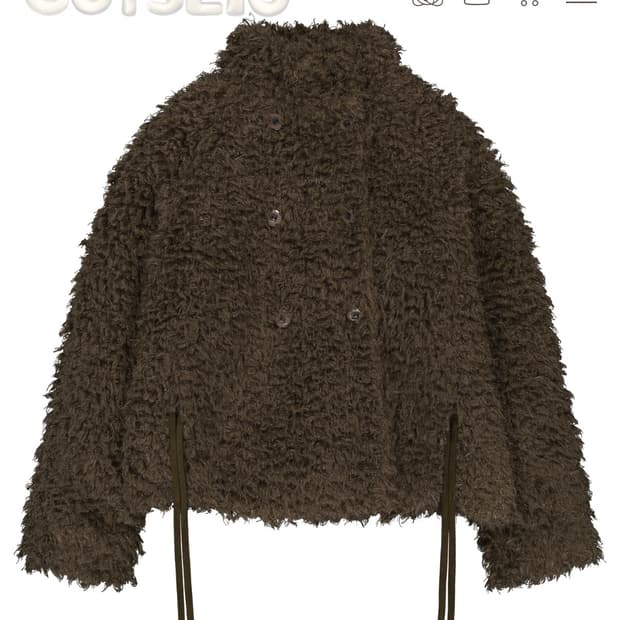 Coyseio HAIRY FUR JACKET BROWN 헤어리 퍼 자켓