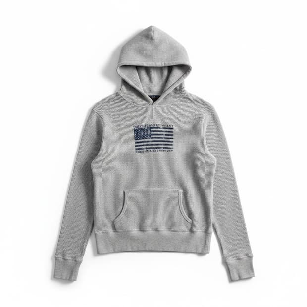 폴로진스 그레이 후드티S