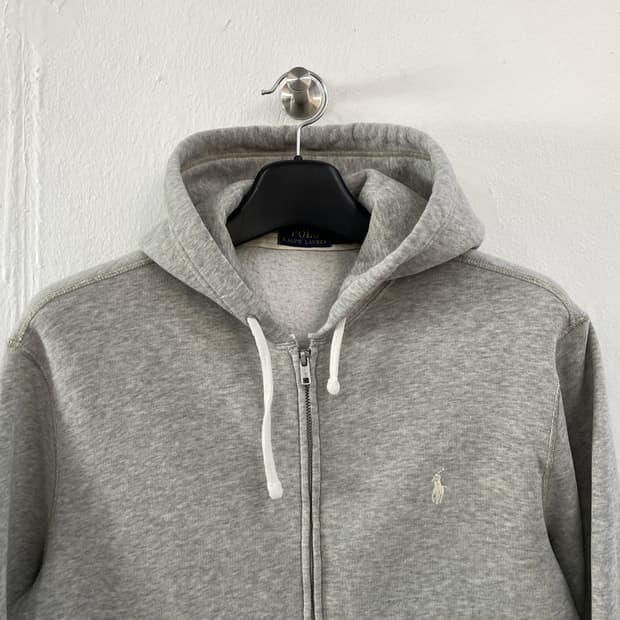 폴로 랄프로렌 화이트 포니 후드집업 