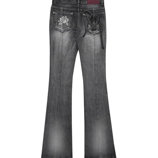 ROSE BOOTS CUT DENIM