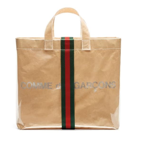 꼼데가르송 구찌 홀리데이 PVC백