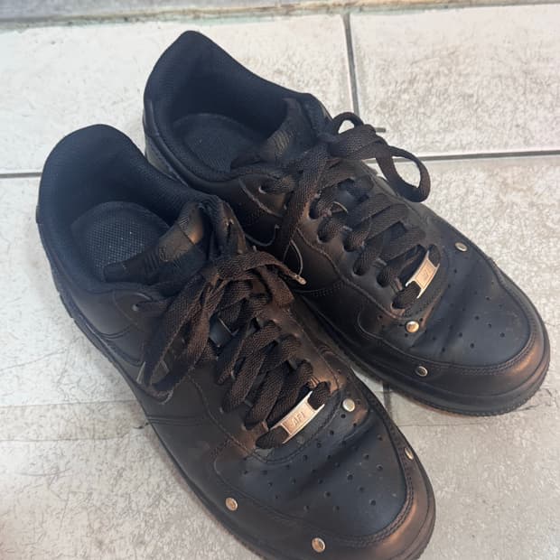 나이키 꼼데가르송 에어포스 블랙 260