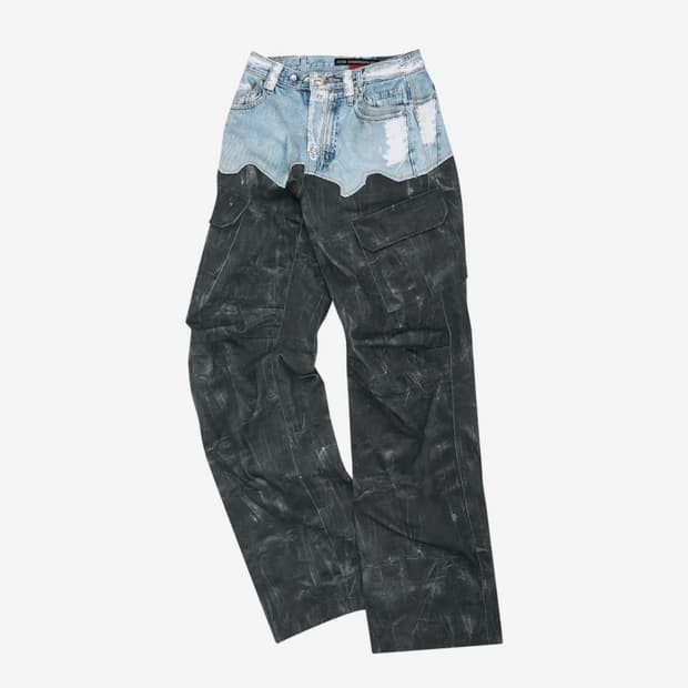 앤더슨벨 카고 팬츠 데님 블랙 apa703m