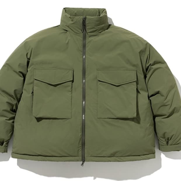 유니폼브릿지 m65 down parka 세이지 그린 xl 패딩