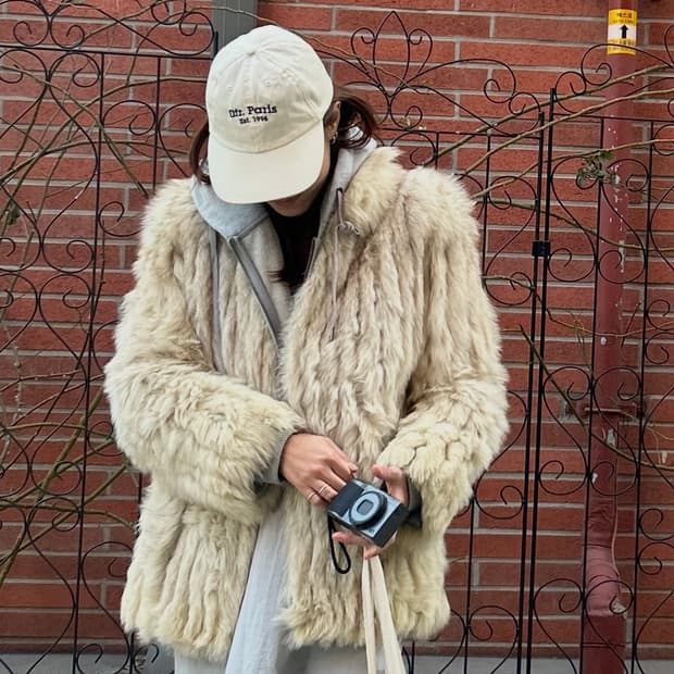 사가폭스 빈티지 퍼자켓