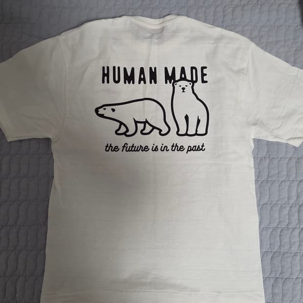 휴먼메이드 북극곰 반팔티 L