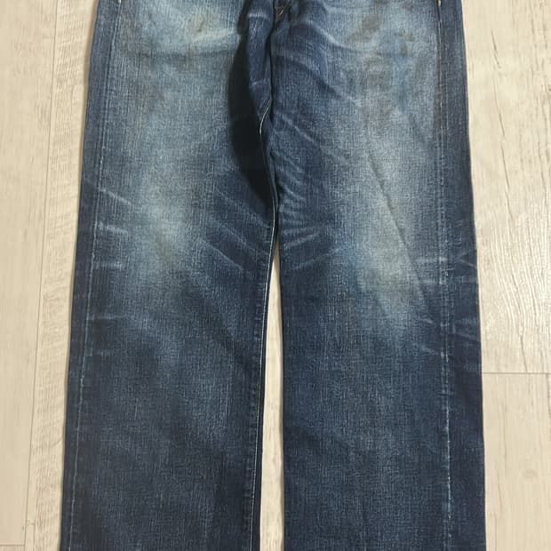RRL 빈티지 파이브 포켓 기빈스 데님 진 33x34