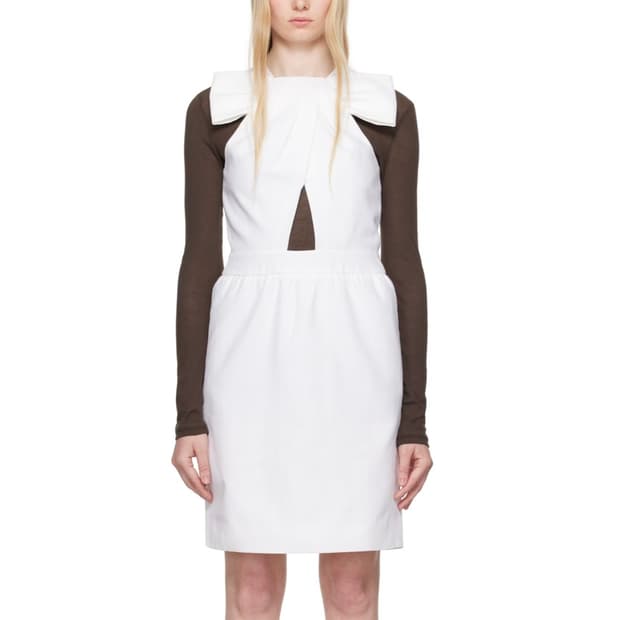 슈슈통 화이트 원피스 S