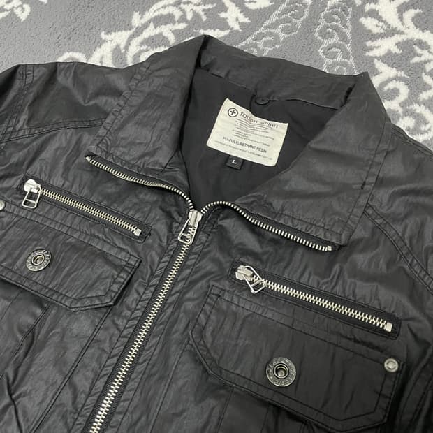 None PU Coated Nylon Windbreaker