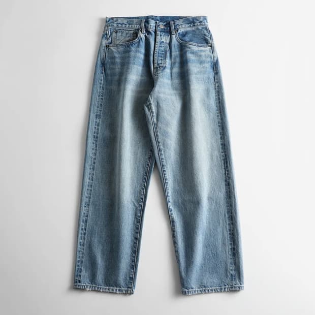 비헤비어 522c 셀비지 데님 팬츠 블리치드 3사이즈(32)