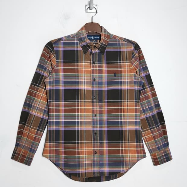 S 폴로 랄프로렌 커스텀핏 멀티 체크셔츠