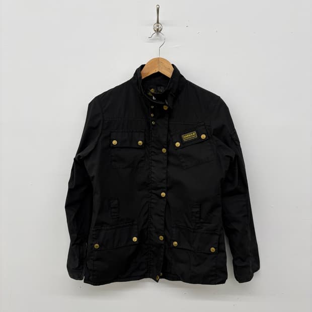 바버 인터내셔널 블랙 자켓 남성 M