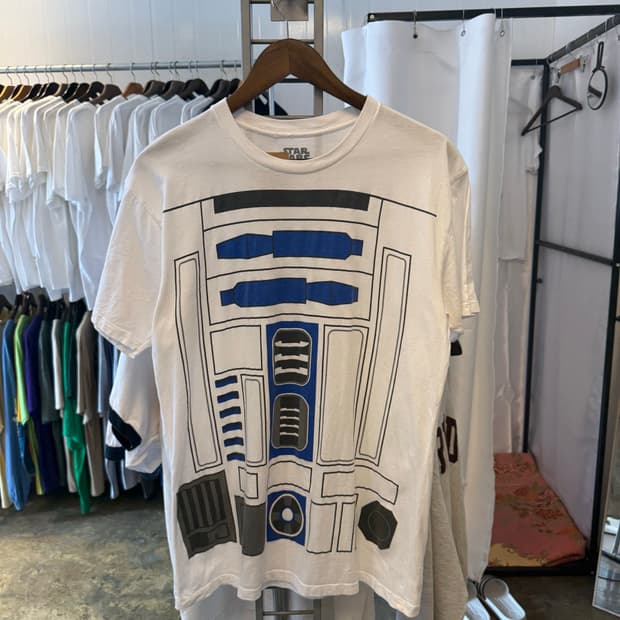 StarWars 빈티지 프린팅 반팔(라지)