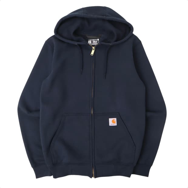 칼하트 네이비 k122 루즈 핏 스웨트 후드집업