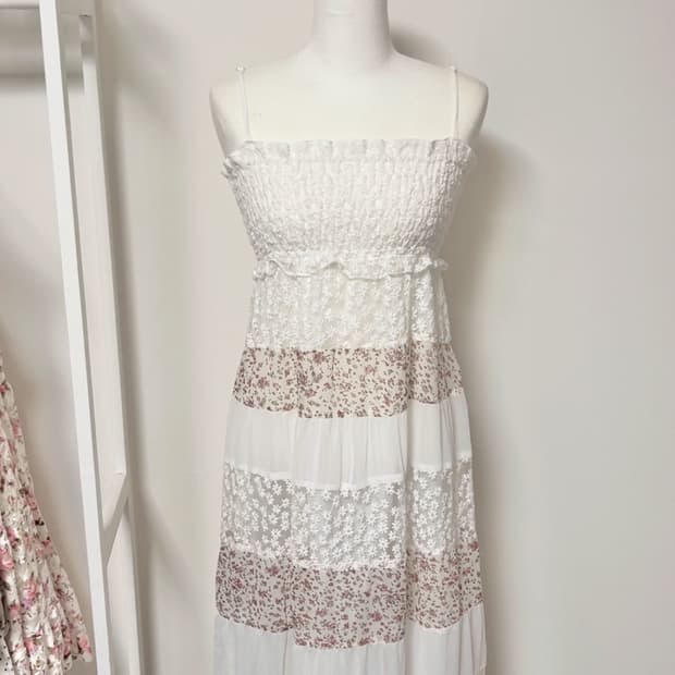 대대장 빈티지 가로패치 모리걸 패치원피스