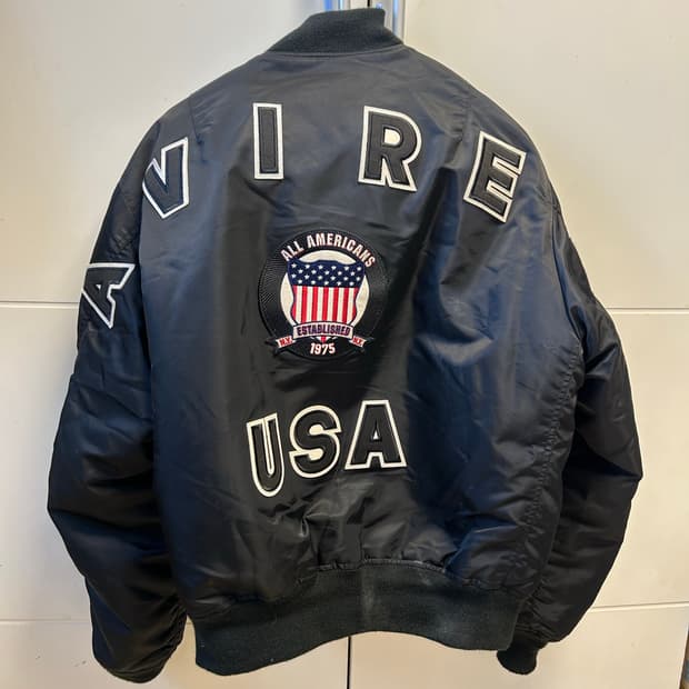 아비렉스 50주년 ma-1 블랙