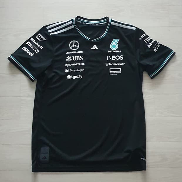 Mercedes 2025 authentic driver t shirts