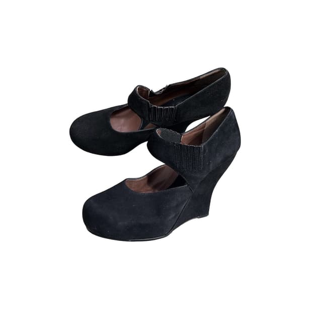 Suede Wedge Hill 