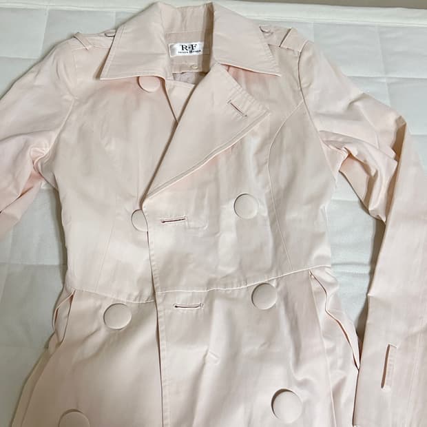 RF 히메깔 뽀용핑크 트렌치코트