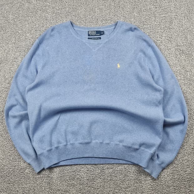 폴로랄프로렌 크루넥 코튼 스웨터 니트 ( XL ) / 10263
