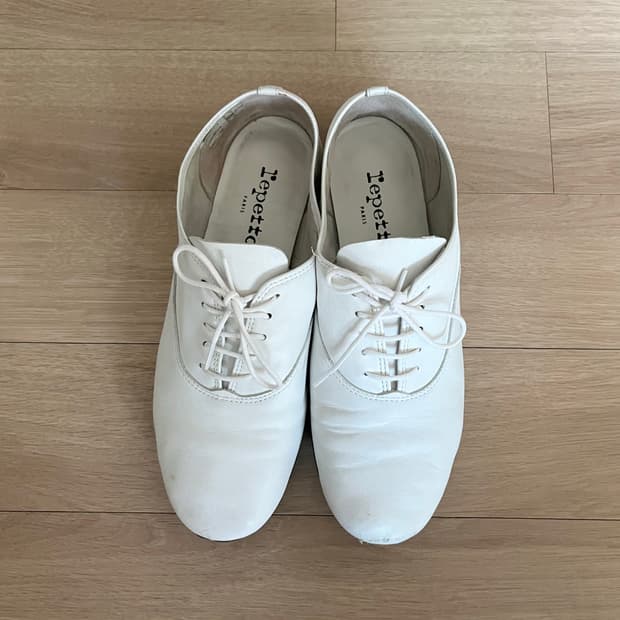 Repetto 레페토 지지 화이트 무광 38
