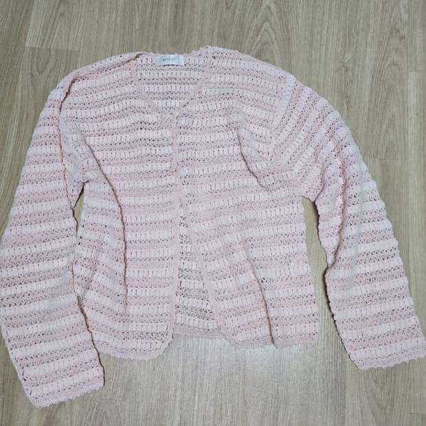 일본 빈티지 크로셰 가디건