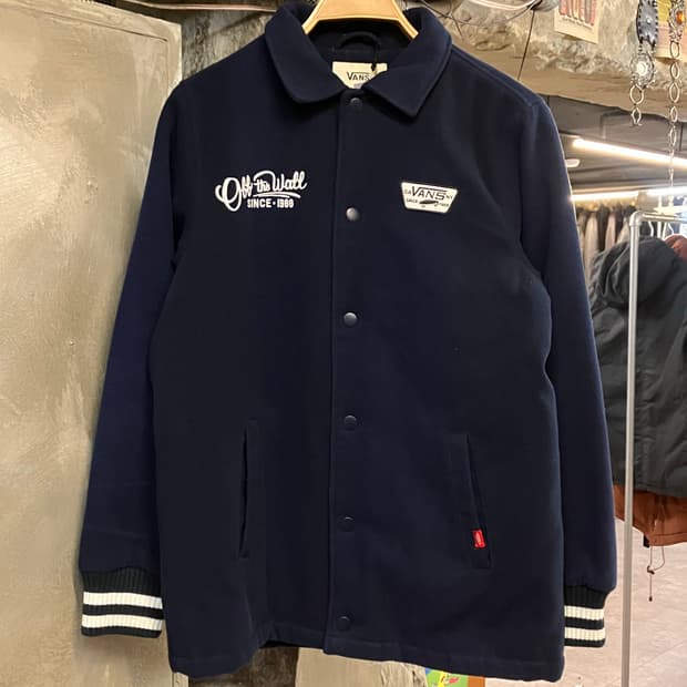 반스 울 코치 자켓 네이비 S #csz2509 