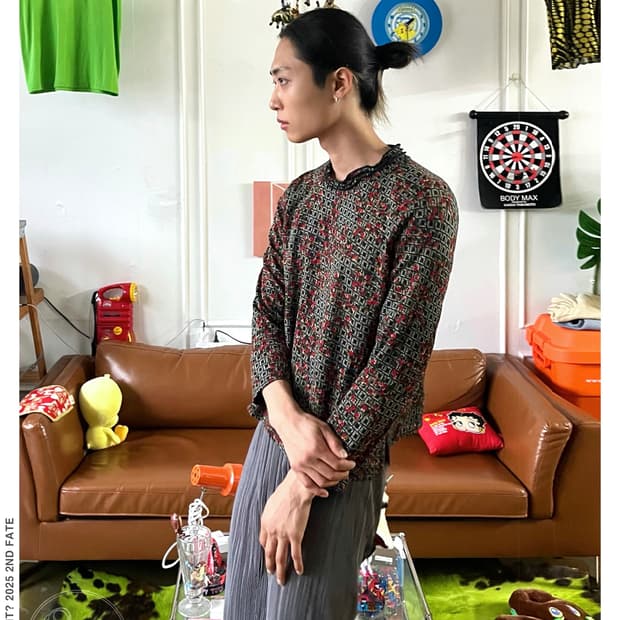 -1990s JPN Vintage Anique Floral Top