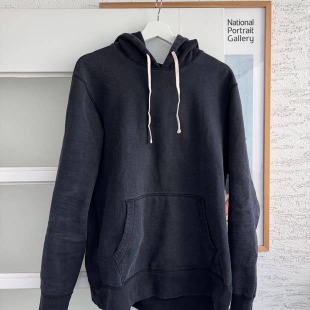 [Reigning Champ] 레이닝챔프 블랙 후드티 L