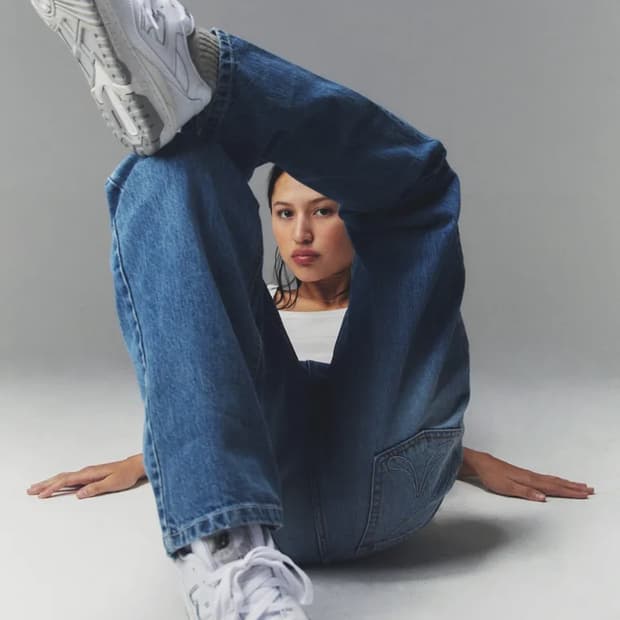 글로니 93 미드라이즈 루즈핏진 m사이즈