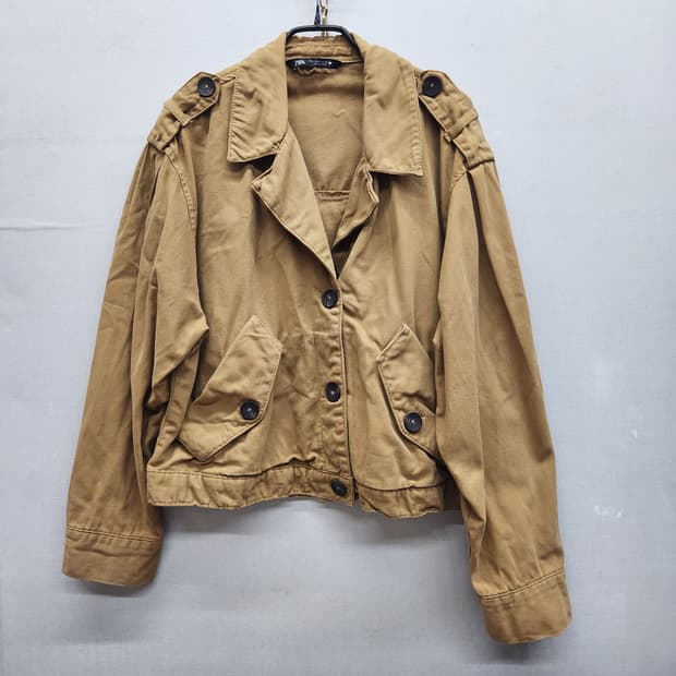 자라 ZARA 견장 숏 자켓 XL