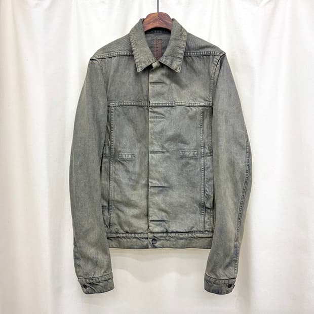 릭오웬스 데님자켓 미네랄