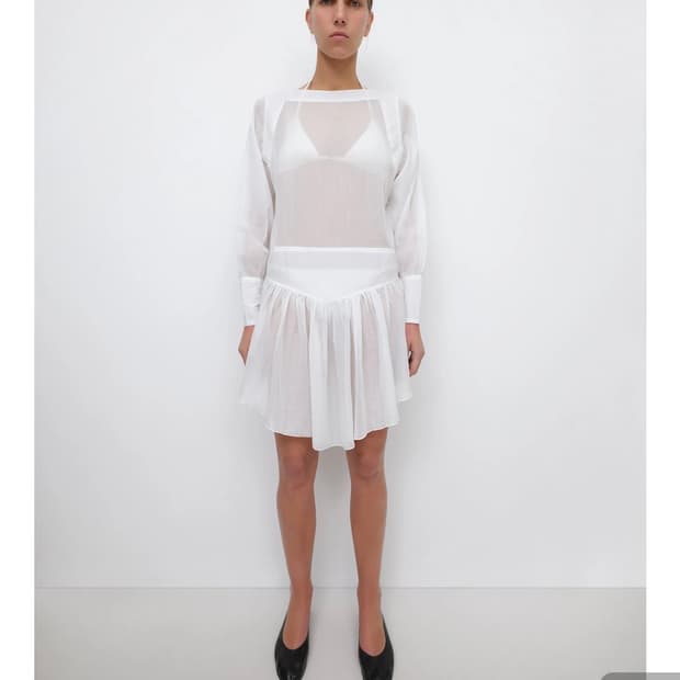 기마구아스 kite mini dress 화이트