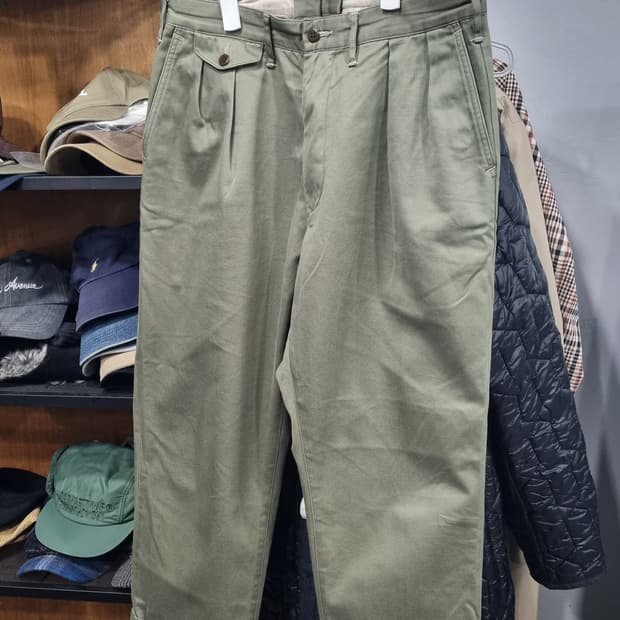 저널스텐다드 일본제조 허리30사이즈 투턱 코튼팬츠