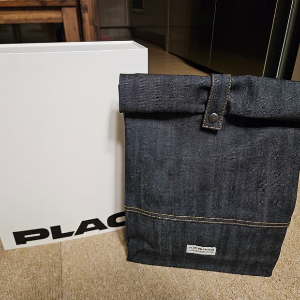 플랙 데님 롤업백 노트북가방