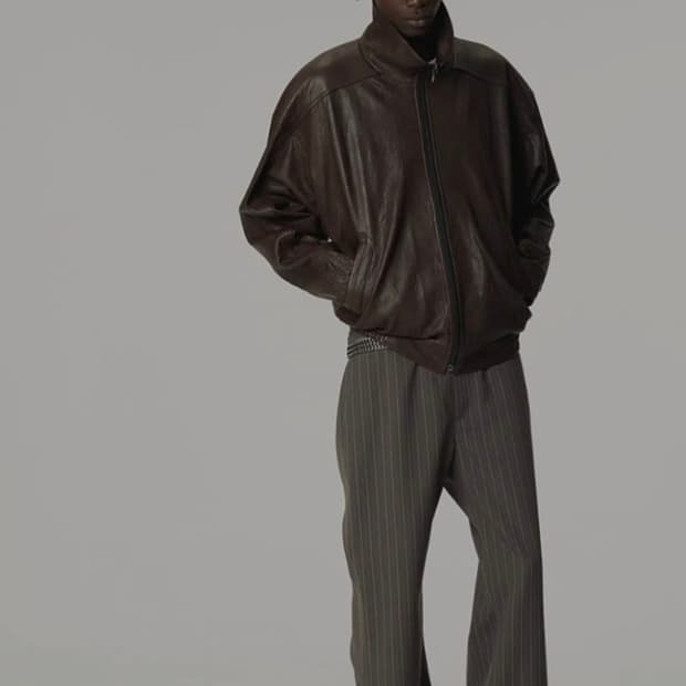 [L]렉토 하이넥 브라운 자켓 25fw