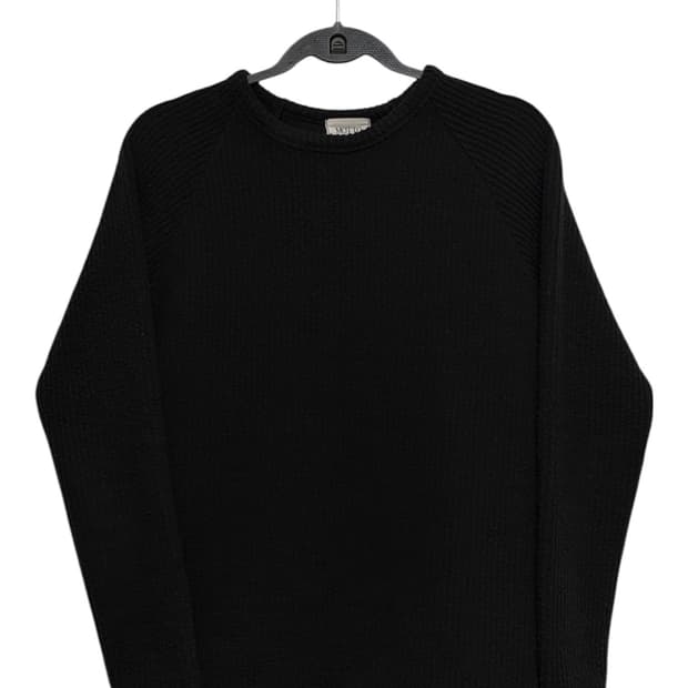 슬림핏 니트 블랙