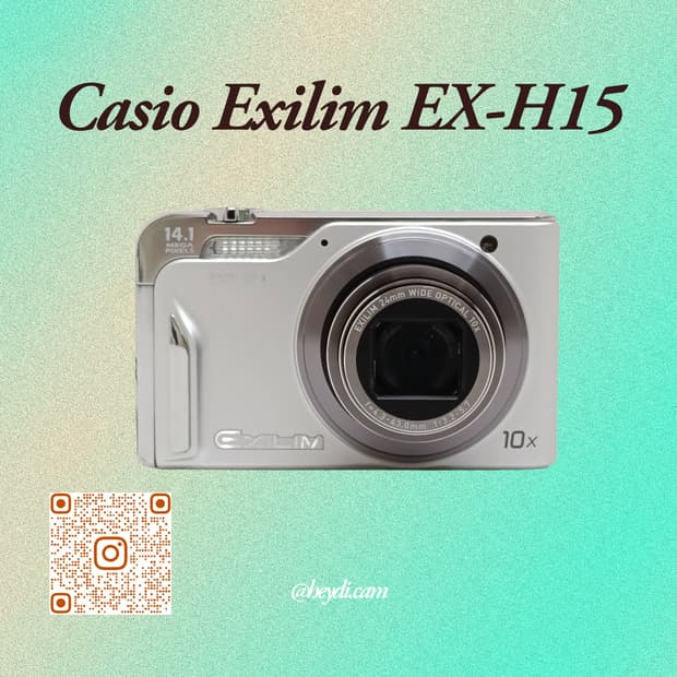 (츄디카)카시오 엑슬림 Casio Exilim EX-H15 화이트